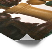 Schachfiguren Poster (Ecke)