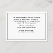 Schachfiguren Vintag Art #2 Visitenkarte (Rückseite)