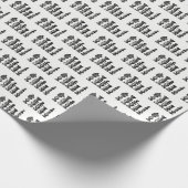 Schachfiguren Vintage Kunst Geschenkpapier (Ecke)