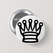 Schachfigurensymbol Button (Vorne & Hinten)