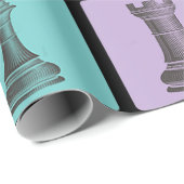 Schachgeschenk| I Wirklich Liebe der Schachstücke Geschenkpapier (Rolleneckpunkt)