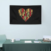 Schachgeschenk | I Wirklich Liebe Schach Banner (Messeveranstaltung)