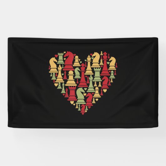 Schachgeschenk | I Wirklich Liebe Schach Banner (Horizontal)