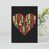 Schachgeschenk | I Wirklich Liebe Schach Einladung (Stehend Vorderseite)