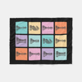 Schachgeschenk | Ich Liebe wirklich die Schachpart Fleecedecke (Vorderseite (Horizontal))