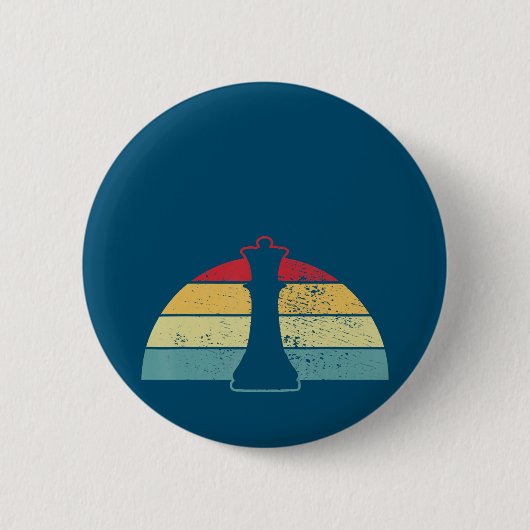 Schachgeschenk | Schachspiel- oder Lebensmitteldes Button (Vorderseite)