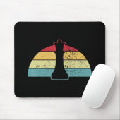 Schachgeschenk | Schachspiel- oder Lebensmitteldes Mousepad (Mit Mouse)