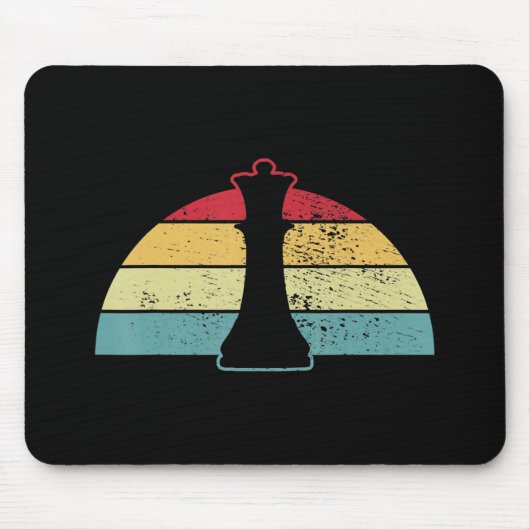 Schachgeschenk | Schachspiel- oder Lebensmitteldes Mousepad (Vorne)