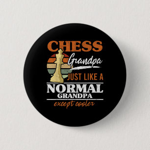 Schachgroßvater wie ein normaler Großvater Schach Button