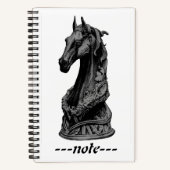 Schachheft Notizblock (Vorderseite)