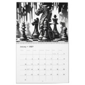 Schachkalender 2024 kalender (Jan 2027)