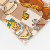 Schachkampf Fleecedecke (Ecke)