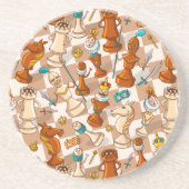 Schachkampf Getränkeuntersetzer (Vorne)