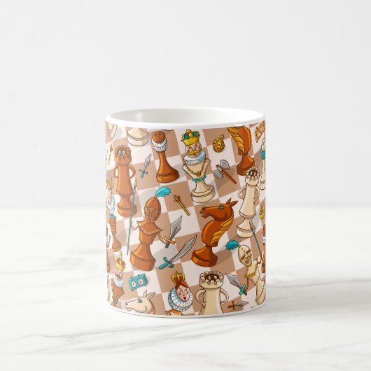 Schachkampf Kaffeetasse (Mittel)