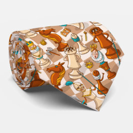 Schachkampf Krawatte