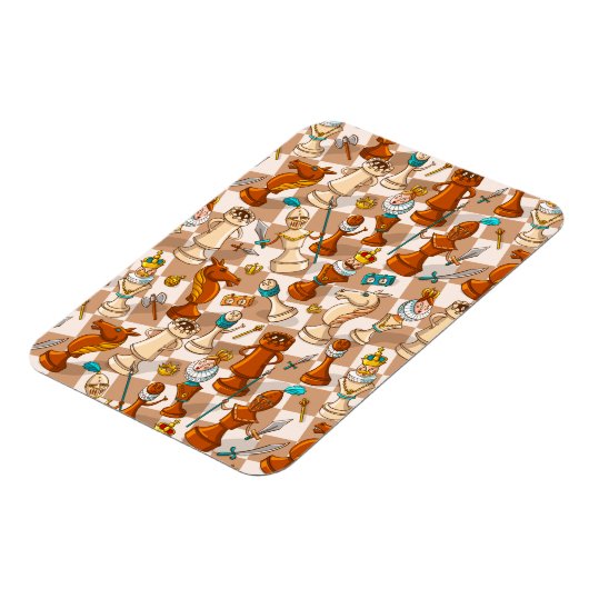 Schachkampf Magnet (Linke Seite)