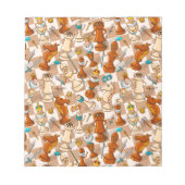 Schachkampf Notizblock (Vorderseite)