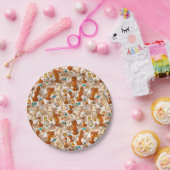 Schachkampf Pappteller (Party)