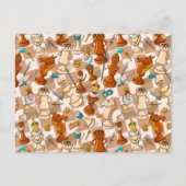 Schachkampf Postkarte (Vorderseite)