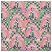 Schachkatze Stoff (Muster)