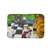 Schachkatzen im Park Badematte (Vorderseite)