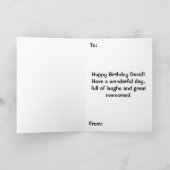 Schachkatzen im Park Karte (Innenseite)