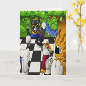 Schachkatzen im Park Karte (Gelbe Blume)