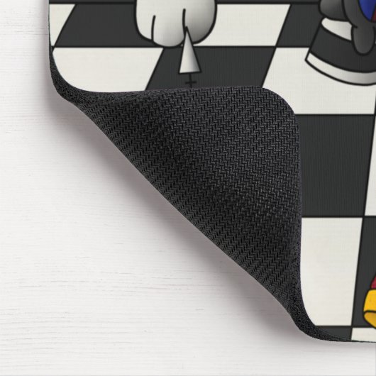 Schachkatzen im Park Mousepad (Ecke)