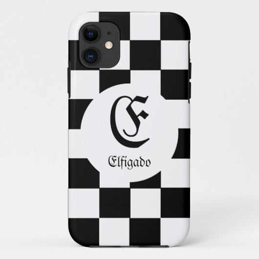 Schachklub Individuelle Name Case-Mate iPhone Hülle (Rückseite)