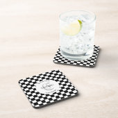 Schachklub Individuelle Name Getränkeuntersetzer (Rechte Seite)