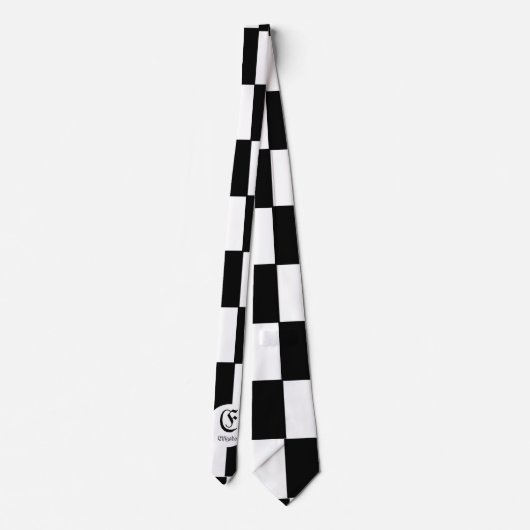 Schachklub Individuelle Name Krawatte (Rückseite)