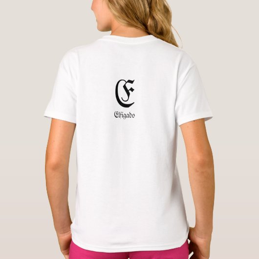 Schachklub Individuelle Name T-Shirt (Rückseite)