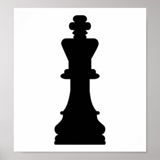 Schachkönig Poster