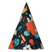 Schachkönig und Queen Game Night 13. Geburtstag Partyhütchen (Links)