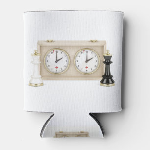 Schachkönige und Schachuhr Dosenkühler