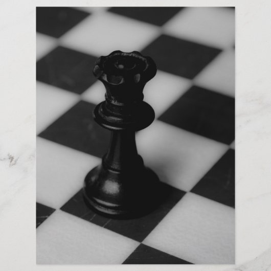 Schachkönigin Flyer (Hinten)