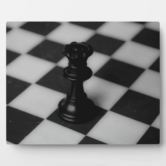 Schachkönigin Fotoplatte (Vorderseite)