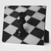 Schachkönigin Fotoplatte (Seite)