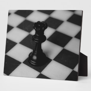 Schachkönigin Fotoplatte