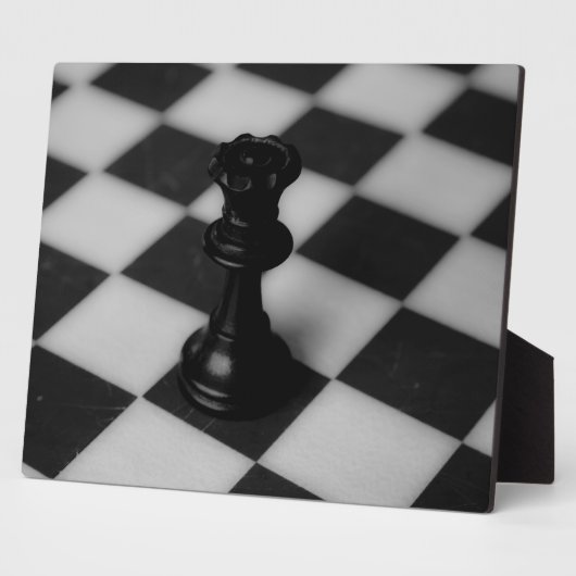 Schachkönigin Fotoplatte (Seite)