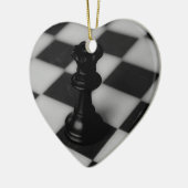 Schachkönigin Keramikornament (Links)