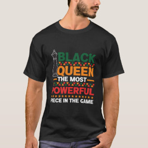 Schachkönigin Mächtigstes Stück Schachmatt Schachm T-Shirt