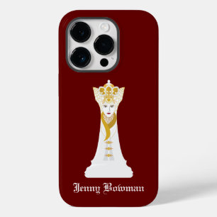 Schachkönigin / Personalisiert Name Case-Mate iPho iPhone 14 Pro Hülle