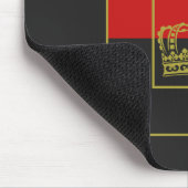 Schachkronengold schwarz mousepad (Ecke)