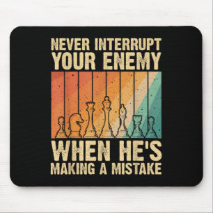 Schachkunst für Männer Frauen Schach Lover Schach Mousepad