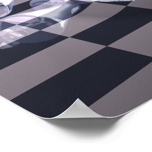 Schachkunst Poster (Ecke)