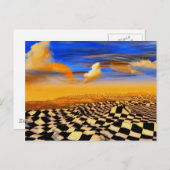 Schachkunst, Schachregeln, Schachöffnungen, Postkarte (Vorne/Hinten)