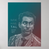 Schachlegende: Mikhail Tal Poster (Vorne)