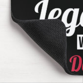 Schachlegenden waren im Dezember geboren Geburtsta Mousepad (Ecke)