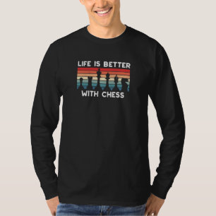 Schachliebhaber Männer Apparel Retro Vintag Schach T-Shirt